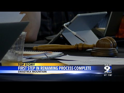 Board members meet to discuss renaming landmarks like Swastika Mountain