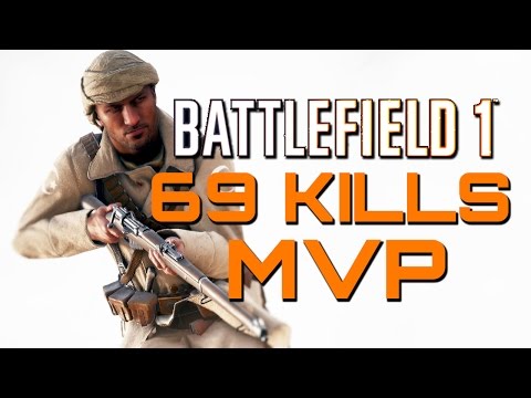 Battlefield 1: 69 Kills MVP - Sniping On Suez (PS4 Gameplay)