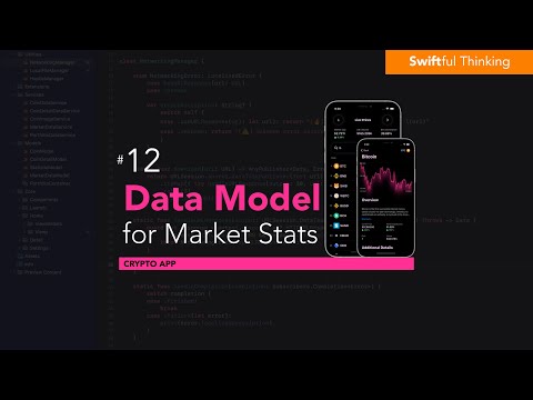 Creating a data model and View to display market statistics | SwiftUI Crypto App #12