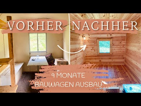 TINY CABIN: 9 MONTH in 8 MINUTES (Full Building Process) | Self Build