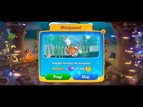 Fishdom games levels 1121-1130, Playrix games