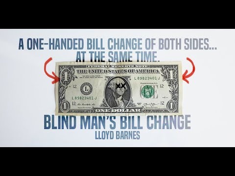 Blind Man's Bill Change by Lloyd Barnes