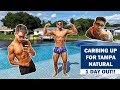 CARBING UP one day out for the OCB Tampa Natural | 461g Carbs | Natural Bodybuilding Prep