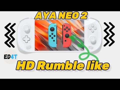 AYA NEO 2 AMD 6800U -  HD Rumble on All  Retro Games !