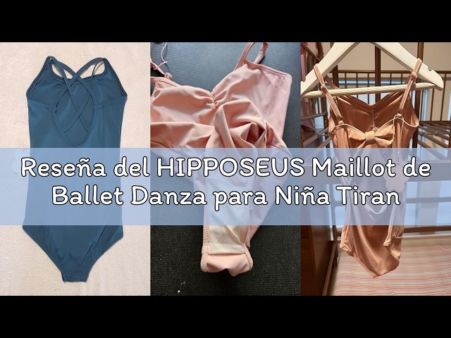 Vídeo relacionado con Carnavalife Maillot de Danza Ballet Gimnasia sin Mangas con Correa Ancha, Leotardo Clásico Mujer de Cuello Redondo (Blanco, L)