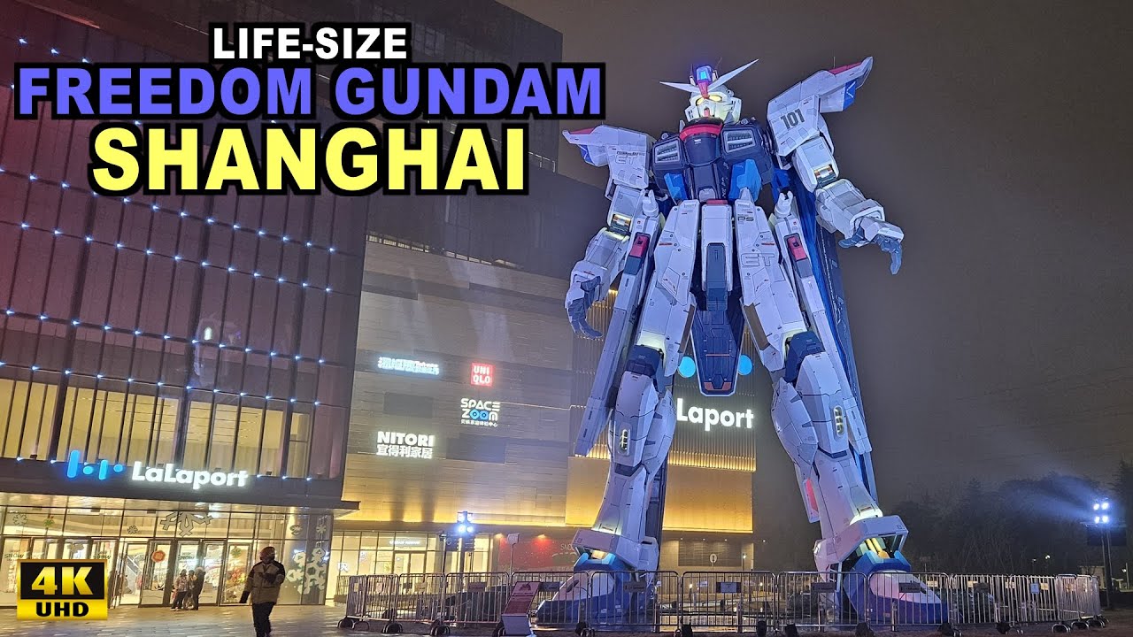 Freedom Gundam Statue Show @ Shanghai