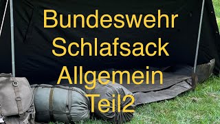 Bundeswehr Schlafsack Allgemein  / Mumie - Allgemein 2 / Carinthia Defence 4  Teil 2