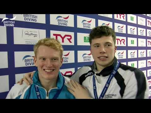 James Heatly and Freddie Woodward - Men's 3m Synchro British Champions 2018