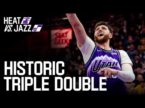🚨 Third-Straight Triple Double 🚨 Jusuf Nurkić makes Jazz history