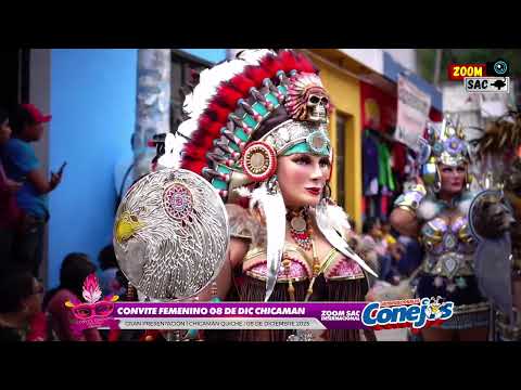 PRESENTACION DEL CONVITE DE DAMAS 8 DE DICIEMBRE CHICAMAN QUICHE AMENIZA INTERNACIONALES CONEJOS