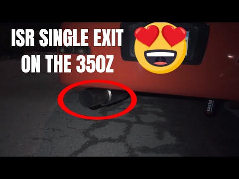 ISR SINGLE EXIT INSTALL ON THE 350Z!!