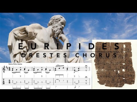 Ancient Greek Aulos Music in 5/8 for Guitar TAB & Sheet Music