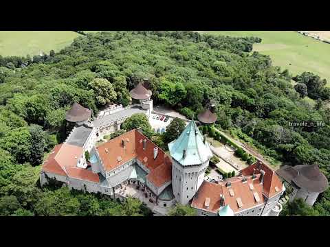 Drone View of Smolenice Castle | Must see castle in Slovakia