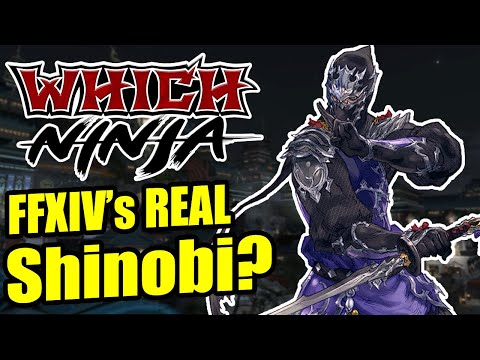How "Ninja" is Final Fantasy XIV's Ninja Class !? - Which Ninja