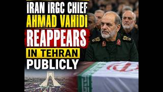 Ali Khamenei Funeral : Iran IRGC chief Ahmad Vahidi reappears in Tehran publicly | NewsX World