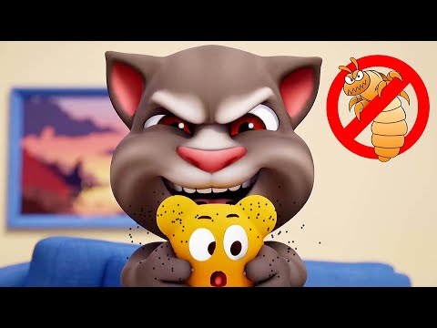 Talking Tom - Fleas, Fleas, Everywhere! | Funny Episodes for Girls | Toons Mania - English