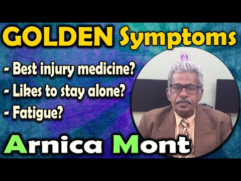 Golden Symptoms of Arnica Montana - Dr P.S. Tiwari