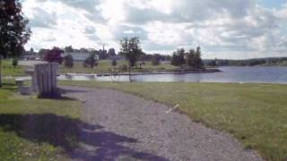 preview picture of video 'Worlds largest Axe and water front view Nackawic, New Brunswick'