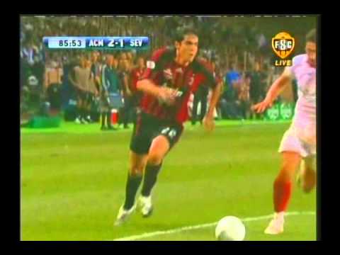 2007 August 31 AC Milan Italy 3 Sevilla Spain 1 UEFA Super Cup