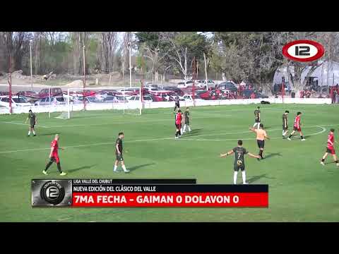 LIGA VALLE DEL CHUBUT | GAIMAN Y DOLAVON IGUALARON SIN GOLES