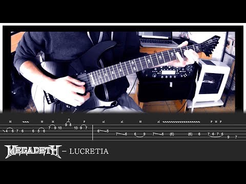 MEGADETH - Lucretia GUITAR SOLO ( Marty Friedman )
