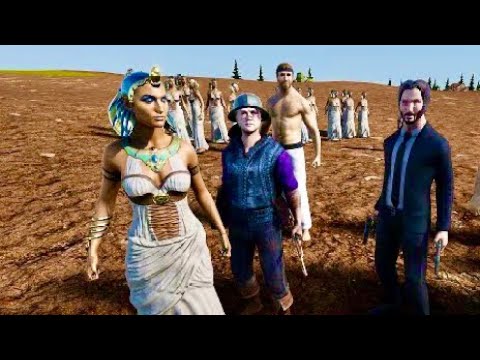 CAN 300 HEROES PROTECT 10,000 LASER KNIGHTS vs 2,000,000 ORCS & TROLLS | UEBS 2