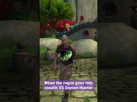 When the rogue goes into stealth VS Demon Hunter