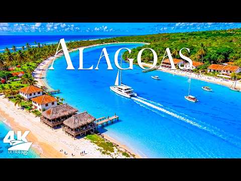 Alagoas 4K UHD – Emerald Coast, Natural Pools & Brazil Beach Escape | Relaxing Music