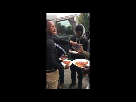 Atlanta Rapper Trouble Feeding The Homeless