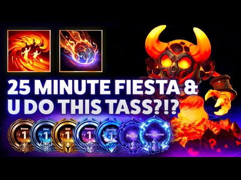 Ragnaros Sulfuras Smash - 25 MINUTE FIESTA AND YOU DO THIS TASS?!? - Bronze 2 Grandmaster S2 2022