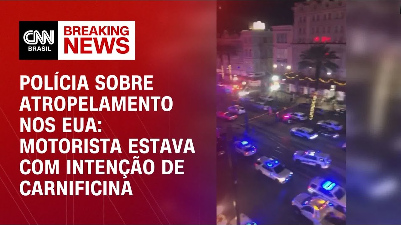 Polícia sobre atropelamento nos EUA: Motorista estava com intenção de carnificina | LIVE CNN