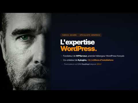 Fabrice Ducarme, consultant WordPress en 60 secondes