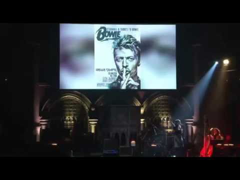 Kooks -  Emma Divine & Louisa Duggan on harp - David Bowie tribute -  Union Chapel 17.1.2016