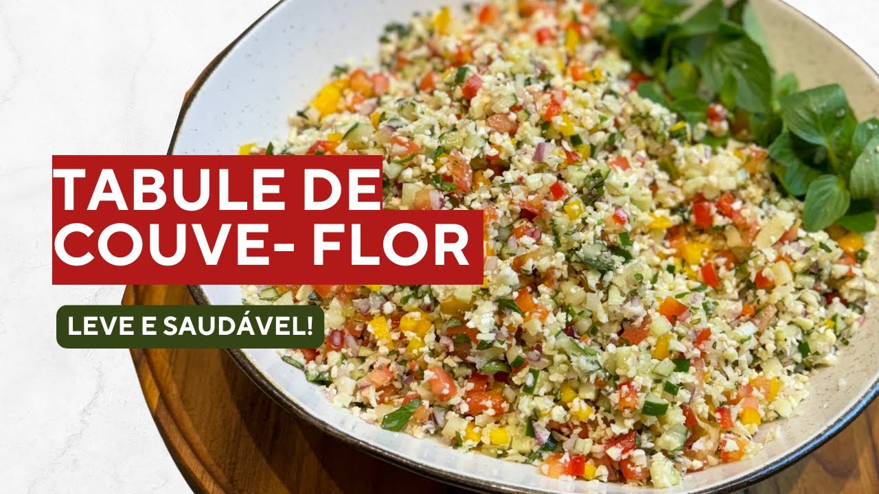 Tabule de Couve-Flor Refrescante: Receita Saudável e Leve para a Ceia de Natal