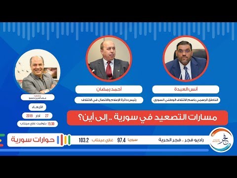 مسارات التصعيد في سوريا الى أين ؟ (حوارات سورية)