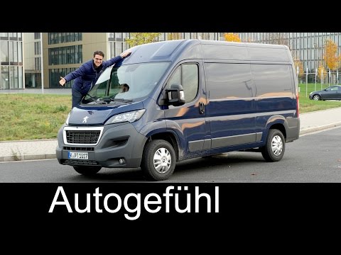 Peugeot Boxer L2H2 FULL REVIEW test driven (Fiat Ducato/Citroen Jumper) - Autogefühl