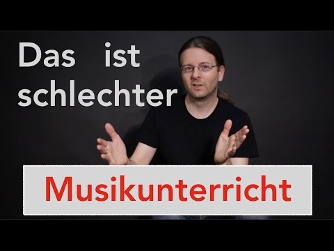 Das ist schlechter Musikunterricht / Gitarrenunterricht!