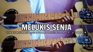 Download lagu MELUKIS SENJA Instrumen Gitar Akustik   Lyrics mp3