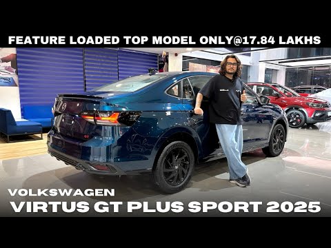 Volkswagen Virtus GT Plus Sport 2025 | SPORTY TOP MODEL ONLY@17.84 LAKHS | Full review 😍🔥