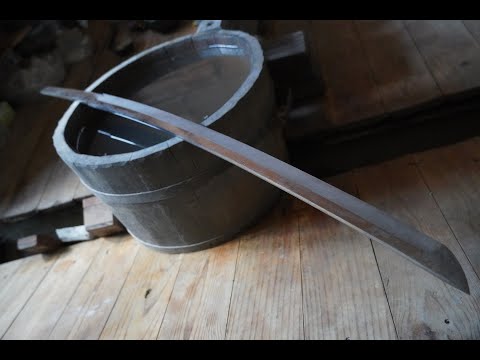 katana making -  suriage tachi