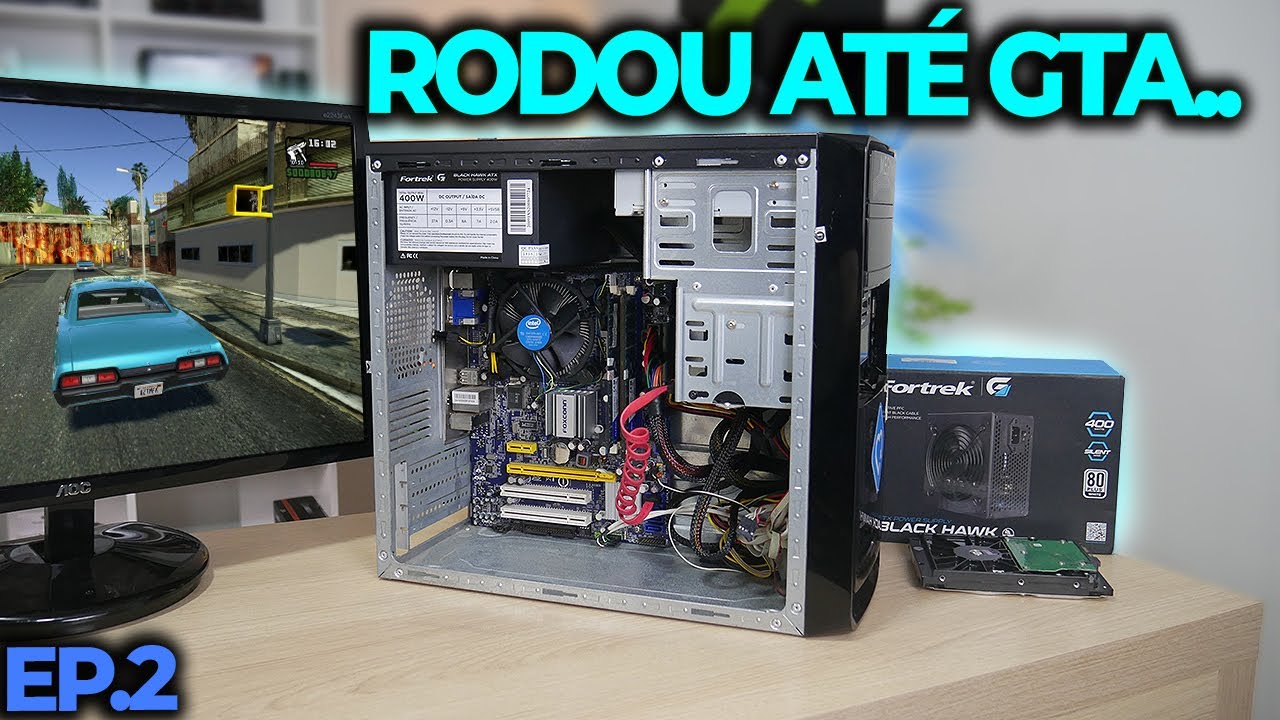 O PC ANTIGO RODOU ATÉ JOGOS DEPOIS DO UPDRADE QUE FIZ, OLHA O RESULTADO! (EP.2 2021)