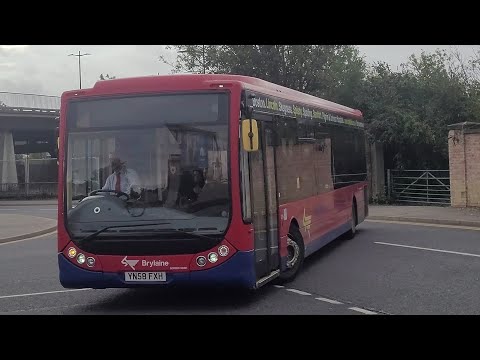 Brylaine Optare tempo YN58 FXH arriving into lincoln bus station this morning.