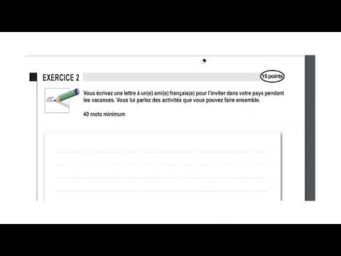 letter writing: invite a friend in your country for vacation. DELFA1