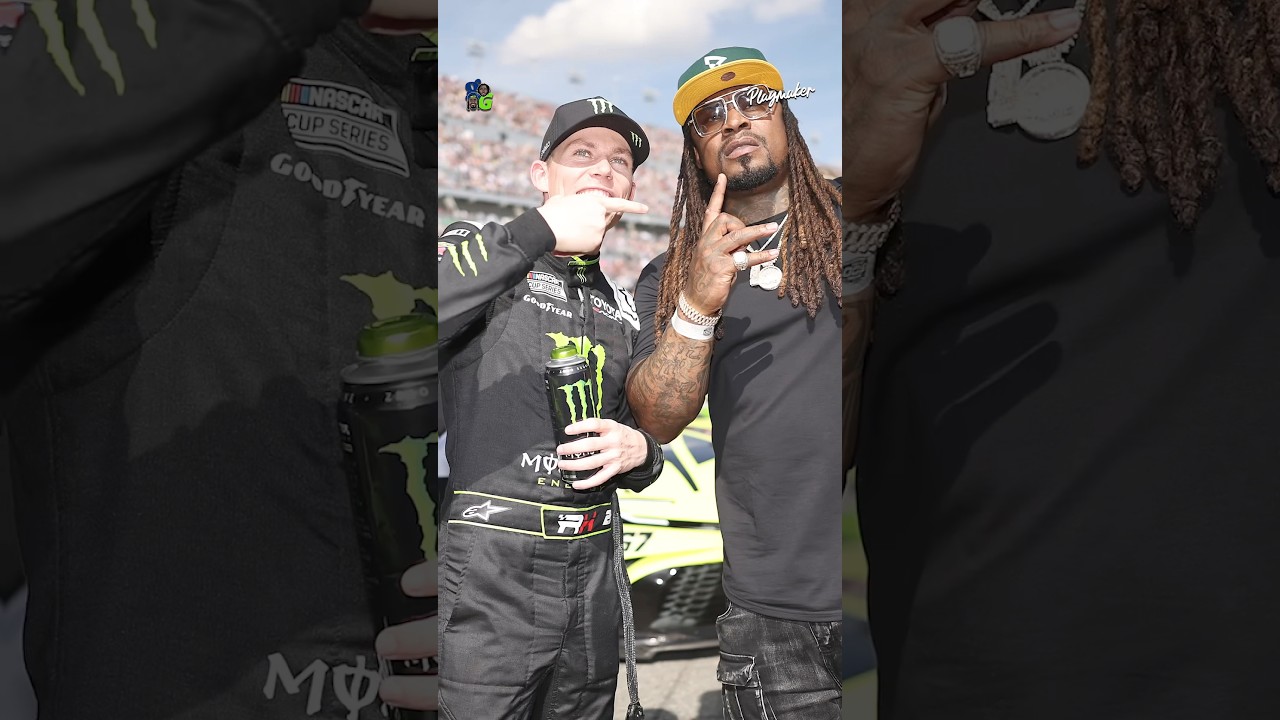 Beast Mode don’t hype nothing unless it’s 𝐓𝐑𝐔𝐄 💯 #getgotpod #marshawnlynch #nascar #daytona500