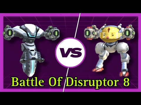 Mech Arena : Disruptor 8 vs Disruptor 8 The battle of killshot Vs Lancer 💯