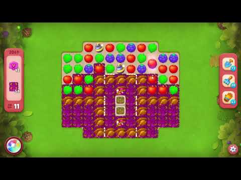 Gardenscapes 2069 Hard Level - 12 moves - NO BooSTERS