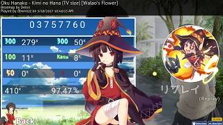 Oku Hanako - Kimi no Hana 4.06 star 75pp OSU! replay