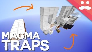 4 Simple Magma Block Traps in Minecraft 1.10!