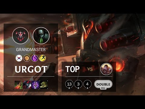 Urgot Top vs Jayce - KR Grandmaster Patch 10.9