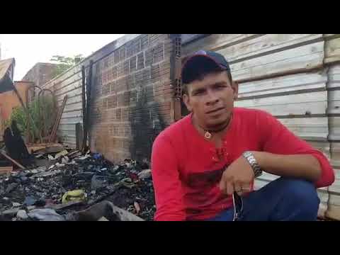 Incêndio na comunidade Ouro Fino